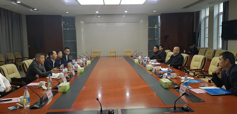 顾峰带队赴山东能源淄博矿业集团互换座谈