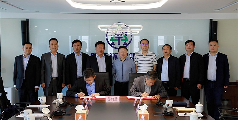 陕西EVO厅集团与山东琦泉能源科技公司签定合作框架和谈｜熊良虎董静波出席