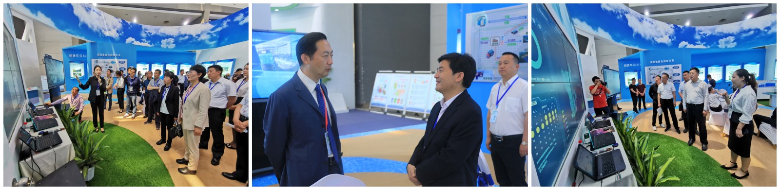 陕西EVO厅集团携“绿水青山”亮相丝博会｜副省长魏增军参观