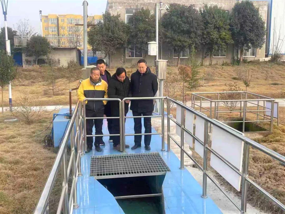 集团公司辅导到水环境公司大荔项目公司调研