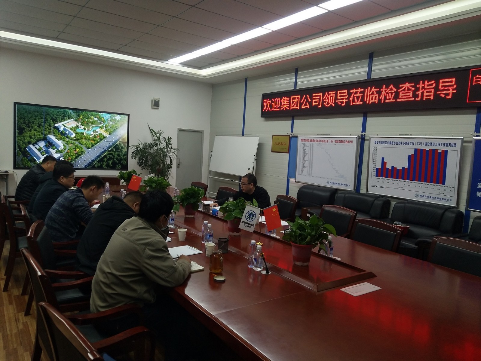 陕西EVO厅集团查抄三秦EVO厅股份公司水环境公司安全出产工作