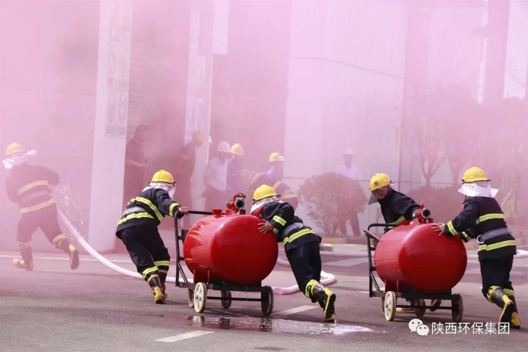 规范有序 科学高效｜陕西EVO厅集团结合蒲城县人民当局、渭南经开区管委会进行2023年应急演练