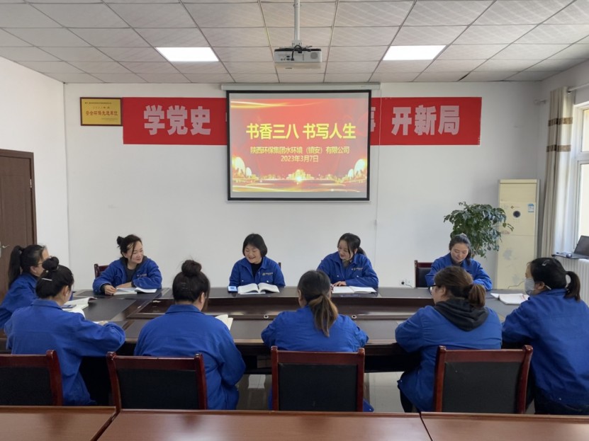 镇安公司发展“书香三八 书写人生”活动