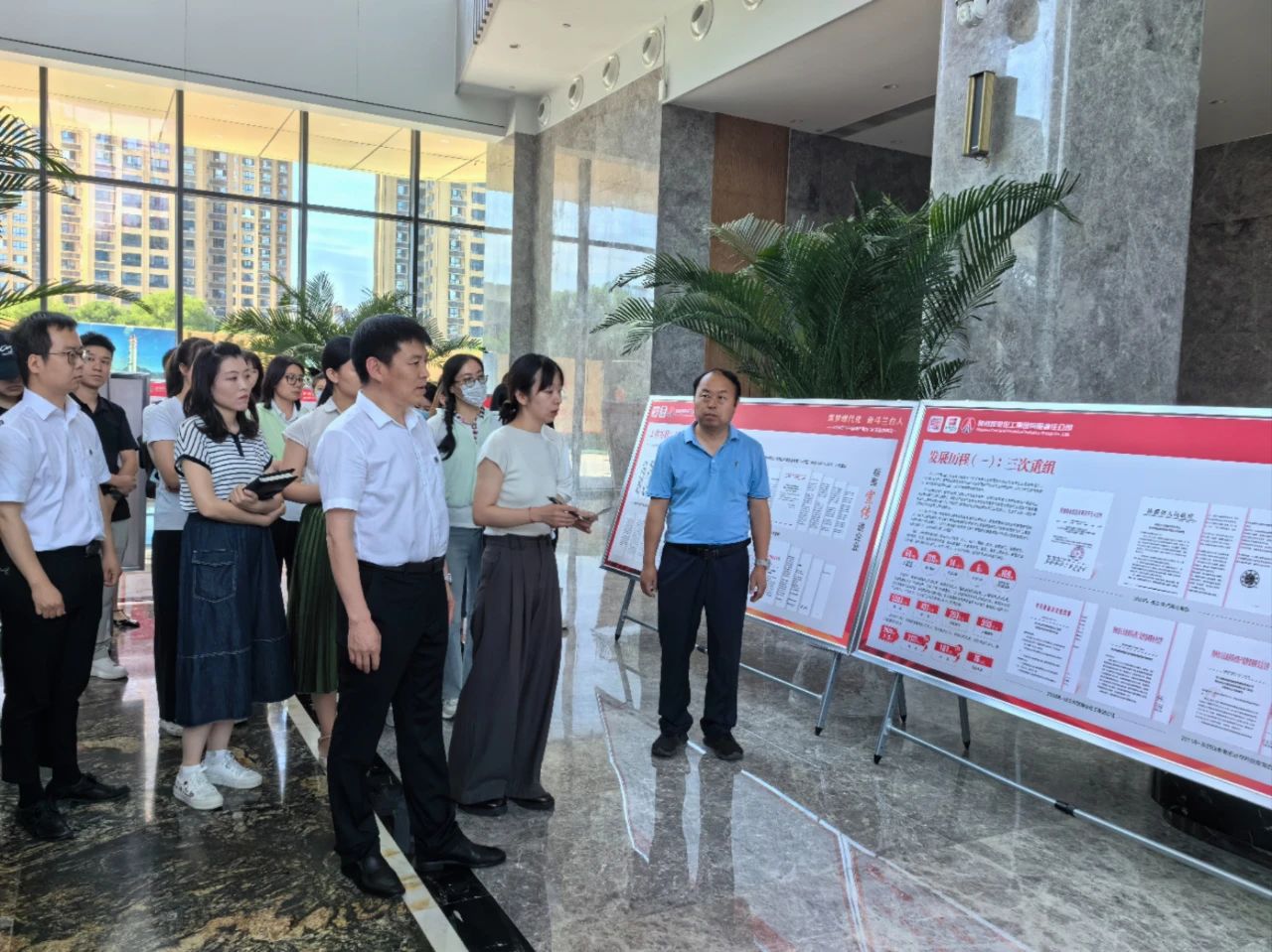 陕西EVO厅集团组织参观“档案宣传进企业」毓览