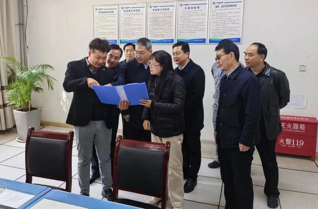 商洛市人大常委会主任陈宁到水环境公司镇安污水处置厂调研