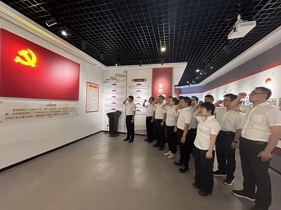 商南公司结合党支部发展“赓续红色血脉，砥砺奋进征程——庆祝中国共产党成立104周年”主题党日活动